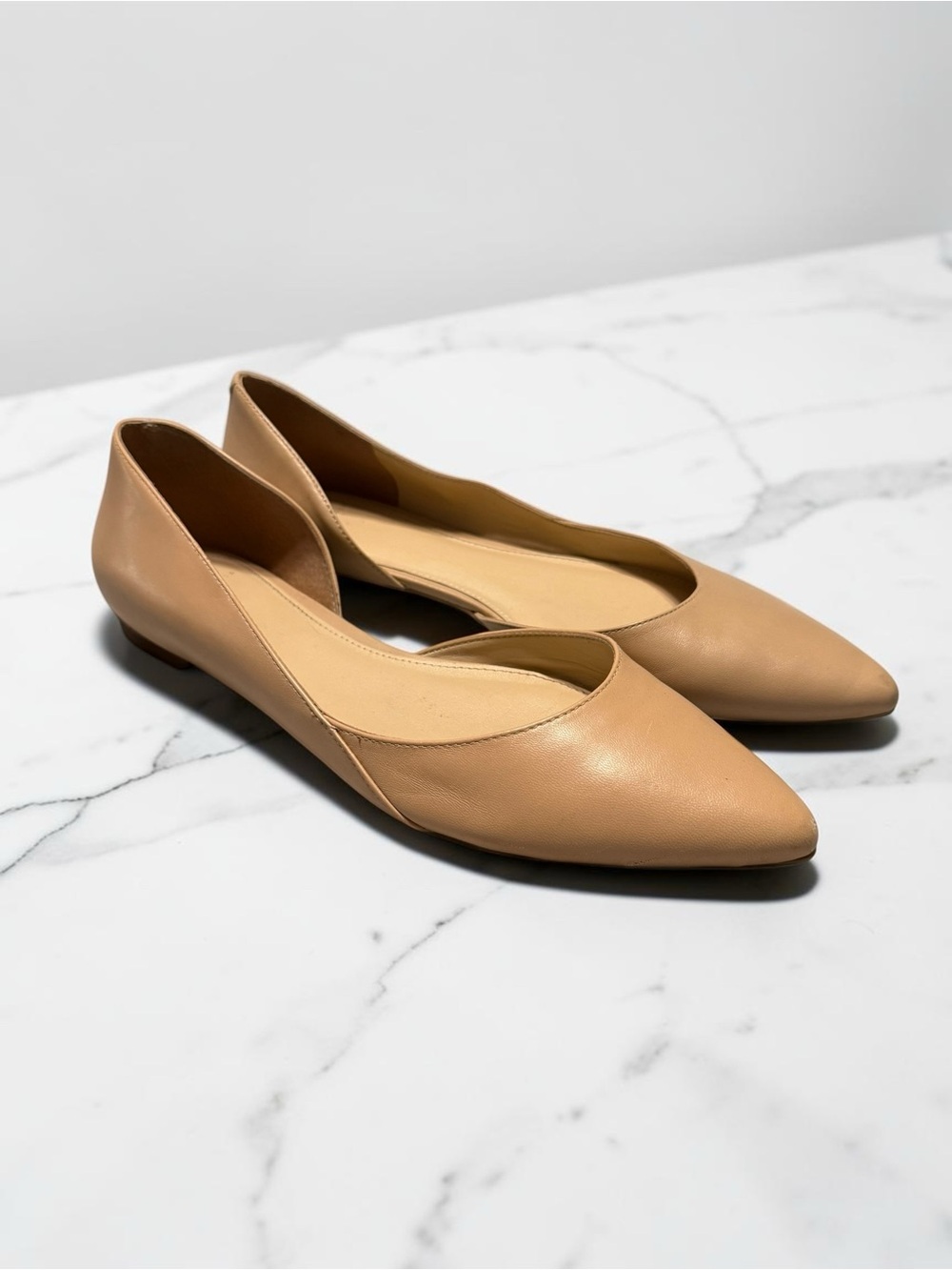 Marc Fisher Nude Flats